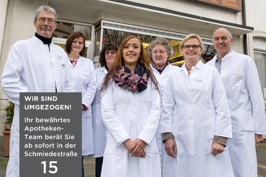 Wir sind umgezogen in die Schmiedestr.15 